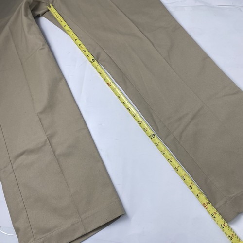 Dickies Men's Chino Khaki Beige Tan Straight Fit Work Pants Size 40x34 - Picture 4 of 21
