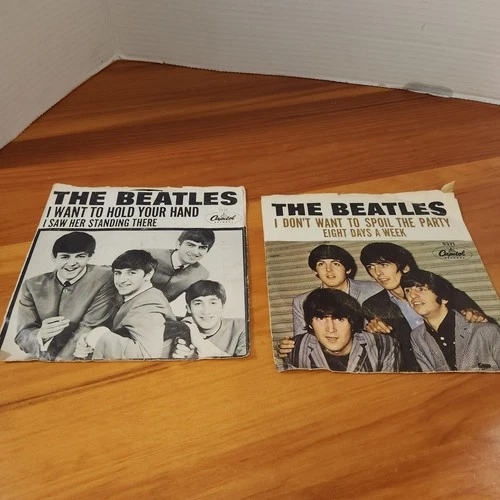 Vintage The Beatles Vinyl 45s