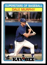 Dale Murphy 1987 Topps Kay-Bee Superstars of Baseball #21 Braves MLB READ