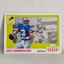 Joey Harrington Lions 2003 Topps All American Football Card #25