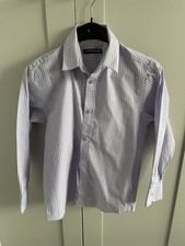 Lilac Check Formal Shirt Boys 9/10 years