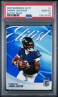 2025 Donruss Elite Football Blue Lamar Jackson #1 PSA 10