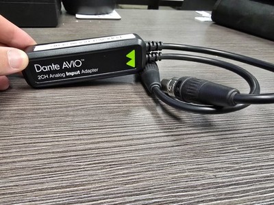 Audinate Dante AVIO 2-channel Analog Input Adapter