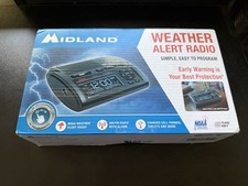 Midland WR400 NOAA Emergency Weather Alert Radio w/ AM FM Radio w/ Alarm - NEW