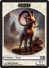 MTG - Goat Token - Magic 2014 - NM, English Magic FLAT RATE SHIP