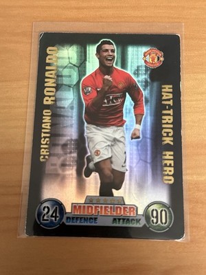 Topps Match Attax 2007-2008 Cristiano Ronaldo Hattrick Hero Card
