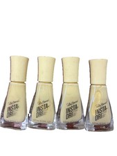 Sally Hansen Insta-Dri Nail Polish 530 Does Not Comcute pale Yellow 4pk