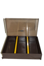 Wittner - MC Kassettenregal - schwarz für 48 MC Kassetten mit Deckel