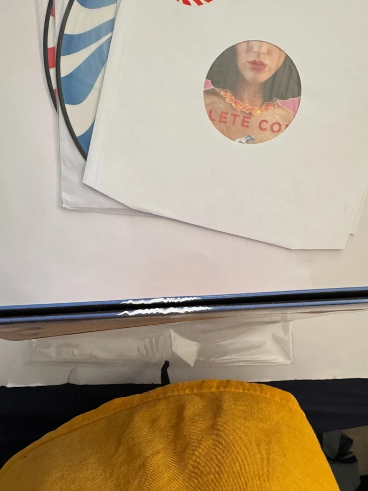 KATY PERRY Teenage Dream 2LP PEPPERMINT SWIRL PIC DISC VINYL W/HYPE STICKER - Image 3 of 3