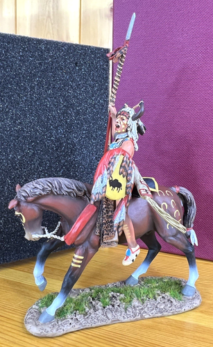 Figurine JOHN JENKINS WSP-32 Guerrier Blackfoot En Prière – Rare