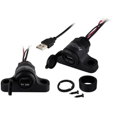 INSTALL BAY IBR78 Pass-Through Flush-Mount USB Socket, Retail Pack