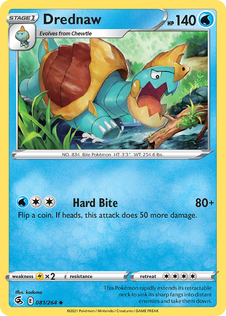 Drednaw 081/264 Uncommon Fusion Strike Near Mint