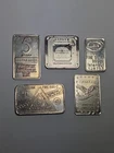 (5) Piece Fractional Silver  35grams Total  #697