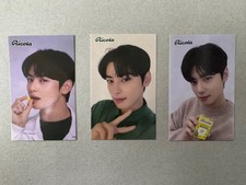 KPOP  ASTRO  CHA EUN WOO  Ricola 3 cards complete set Photo card Limited NEW