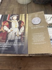 2009 UK Henry VIII &pound;5 Coin The Royal Mint Pack Folder BU BUNC Five Pounds &pound;5 OMP