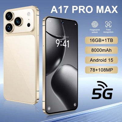 Get the Best with i17ProMax 5G Smartphone: 7.3'' Android, Unlocked, 1TB Storage