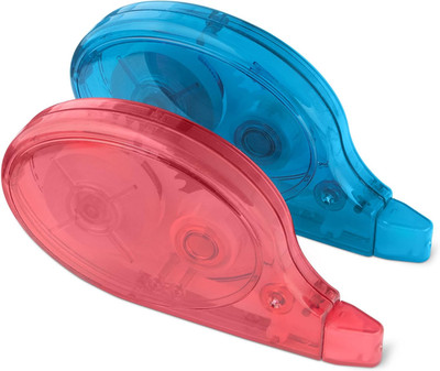 Amazon Basics Korrekturband, 2Er-Pack, Sofort Trocknender Korrekturroller, 12M P