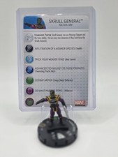 Heroclix Avengers Movie set Skrull General 032 Super Rare figure w/card 