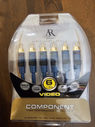 AR Best Gold Plated Shielded 1080i HD RGB HiDef Long Component Video Cable New - Picture 4 of 5