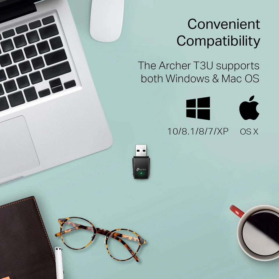 TP-Link AC1300 USB WiFi Adapter(Archer T3U)- 2.4G/5G Dual Band Wireless - Image 4 of 4