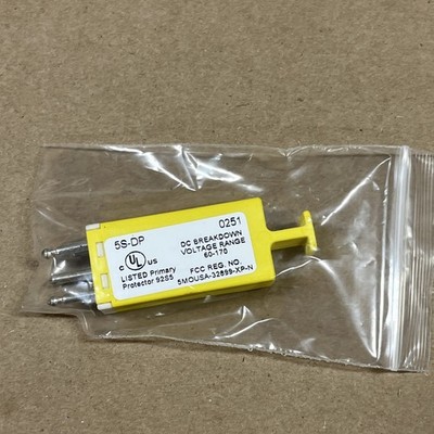OneAC 5C-DP Yellow Telephone Communication Line Protector Online 5-Series 60-170