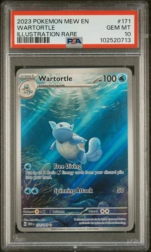 Wartortle 171/165 Sv: Scarlet & Violet 151 Holo PSA 10