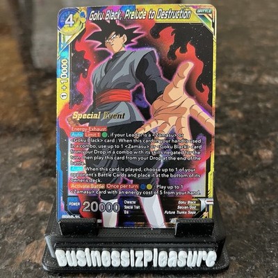 Goku Black Prelude to Destruction RELEASE EVENT Foil Dragon Ball Super Card | NM