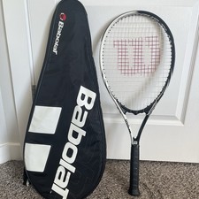 Wilson Tour Slam Tennis Racquet Power Strings Stop Shock L3 4 3/8 W/cover