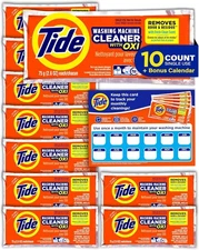 Tide Washing Machine Cleaner, Washer Machine Cleaner with Oxi for Front and Top