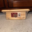 Vintage Solid Wood Wall Shelf Heart Cutout 2 Pegs Hooks 11” Country Cottage