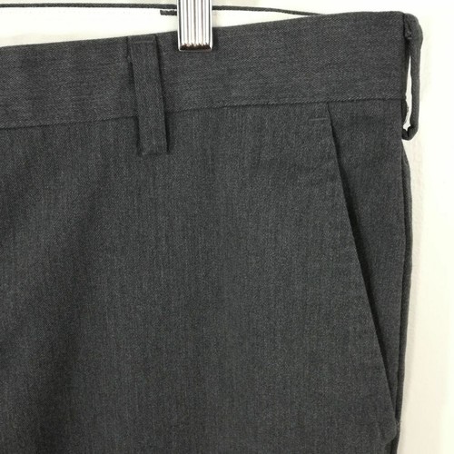 Dockers Classic Fit Mens Dress Pants Size 40 x 32 Gray Flat Front Career Chino - Picture 5 of 12