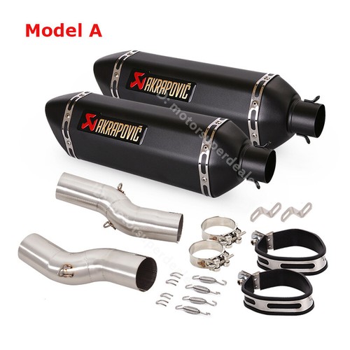 For Suzuki Hayabusa GSX1300R 2023 2022 2021 Slip on Muffler Exhaust Pipe 470MM - Picture 6 of 10