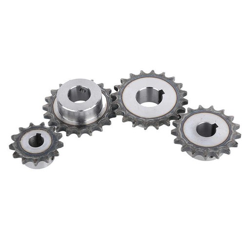 #40 Pignone trasmissione catena 10-32 denti foro 10-40 mm passo 1/2" 12,7 mm per catena 08B - Foto 5 di 28