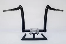 KST Kustom Spearhead 14" Black Vanguard Handlebars Harley FLTR FLHR 1"