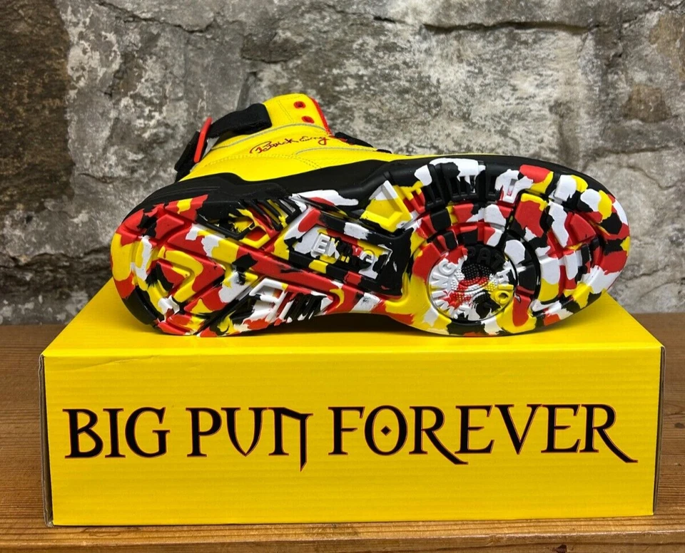 EWING 33 HI x BIG PUN Yellow/Black/Red 1BM02602-704 New In Box - Image 2 of 4