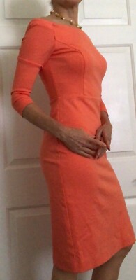 NWT Coral Off Shoulder Sheath Dress Boston Proper Bombshell Cocktail Dress Sz 2
