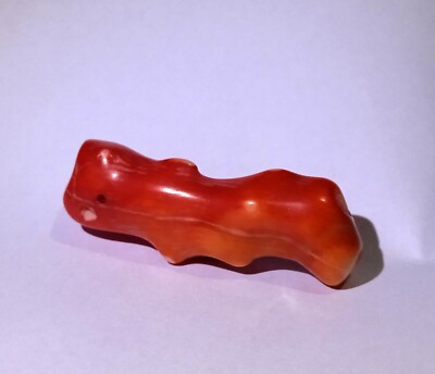 99 Ct Unique Piece Natural Orange Red Coral Stone (Dyed Color) Fancy Pendant