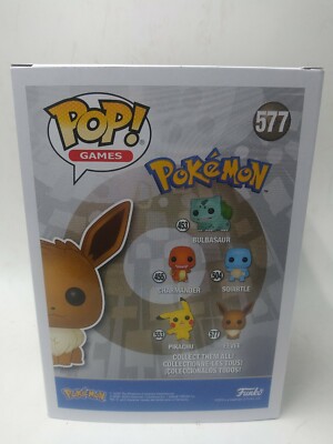 Funko Pop Games Pokemon Eevee #577 | eBay