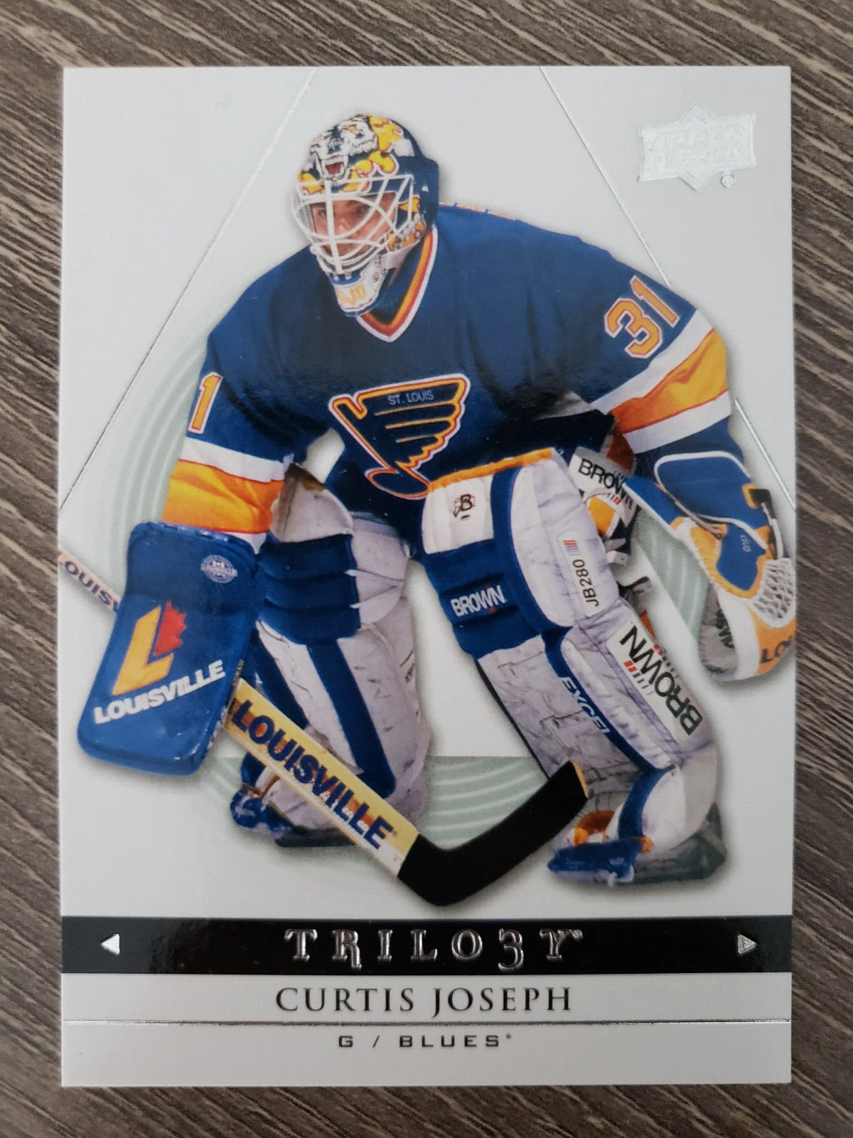 Curtis Joseph trading card