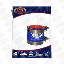 Coolant Hose 2.75"X3" 4-Ply & CT Clamps Detroit Diesel S60 Oil Cooler 23506325