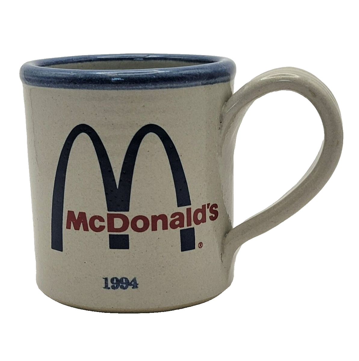 REDWING McDonald′s 陶器 Red Wing Pottery RARE 1994 McDonald's Stoneware Mug Advertising