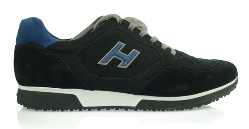 Hogan interactive shoes Man New h198 H FLOCK shoes herrenshuhe 100% Auth.  m1 | eBay