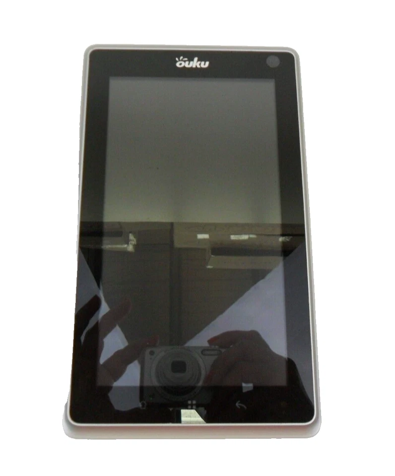 OUKU 7" TABLET ANDROID OS GSM GPRS MID 3G PAD WIFI CAMERA SILVER BLACK TPC800W - Image 3 of 4