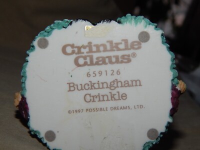 Crinkle Claus Buckingham Santa by Possible Dreams 1997 Figurine