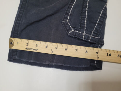 Pantaloncini cargo classici Rock Revival uomo etichetta taglia 31 neri - Foto 9 di 9