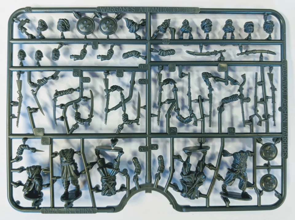 Wargames Atlantic Afghan Warriors sprue 28mm Plastic