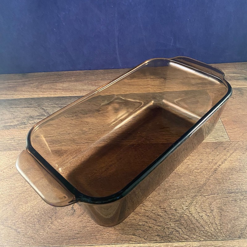 Pyrex Amber 1.5QT Bread Pan 213-R 8.5x4.5x2.5 R-31