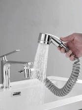 Sink Faucet Spray Head With Hose And Wall Mounted Holder