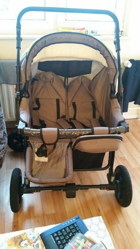 Zekiwa Kinderwagen für Zwillingen gebraucht, - Bild 6 von 9