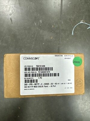 CommScope SYSTIMAX 360 GigaSPEED Shielded 48 Port  Cat6A Patch Panel